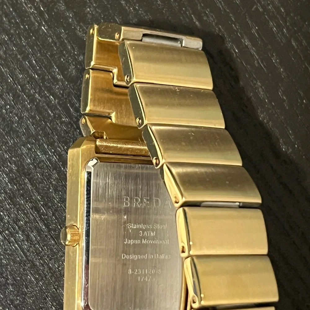 Breda Pulse (Tandem) Watch - Gold - Picture 5 of 6